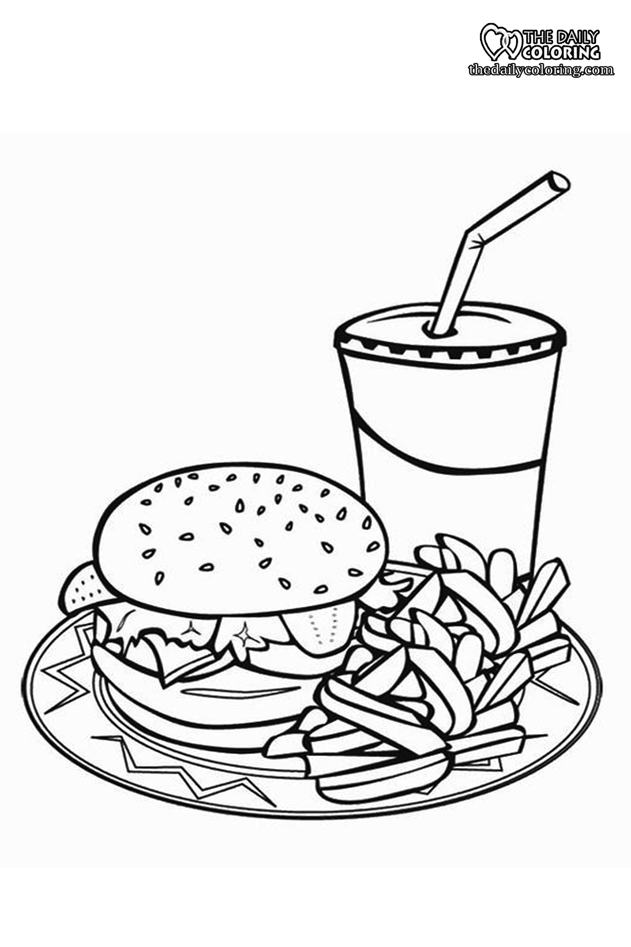 Best 68+ Funny Food Coloring Pages 101
