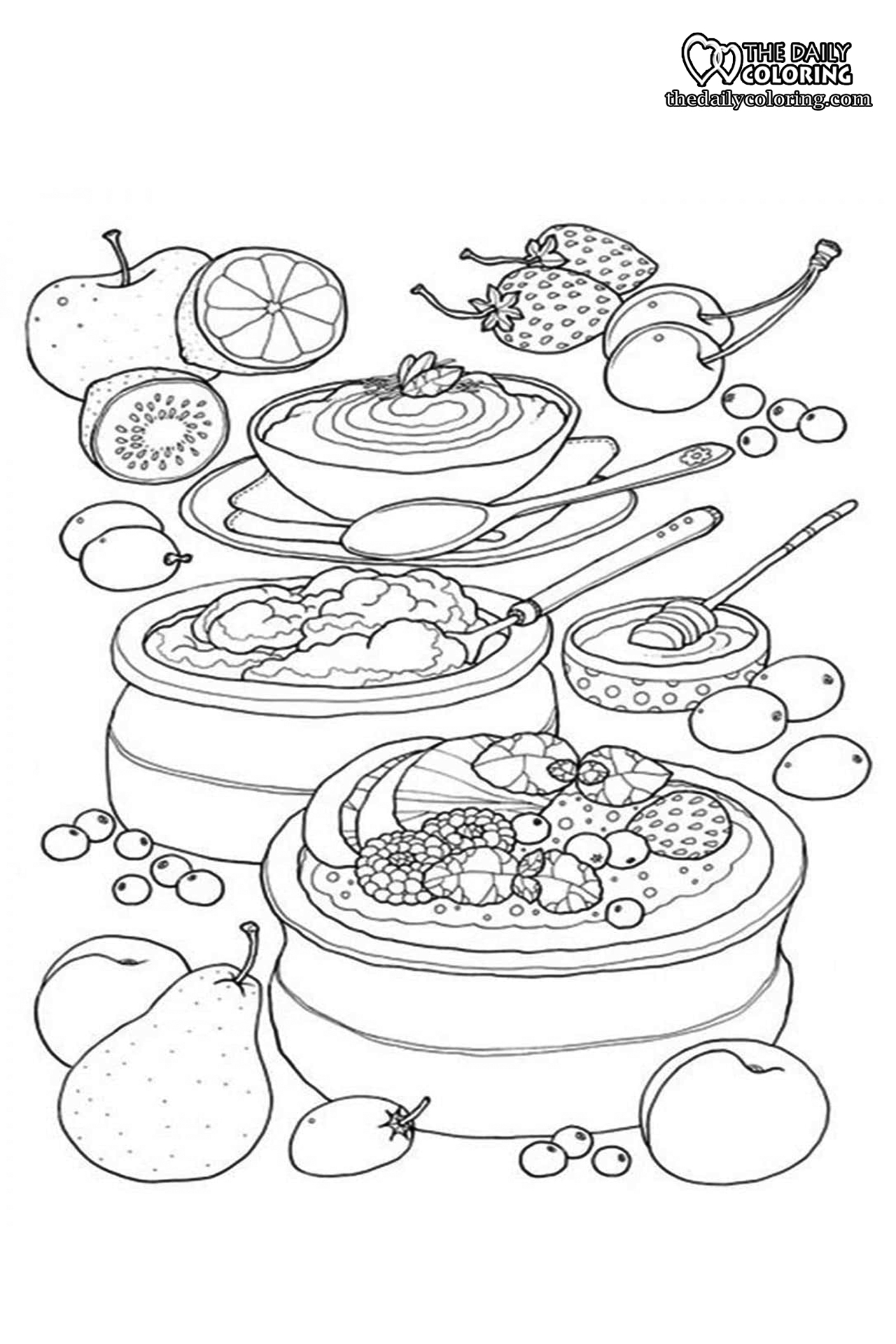 Best 68+ Funny Food Coloring Pages 11