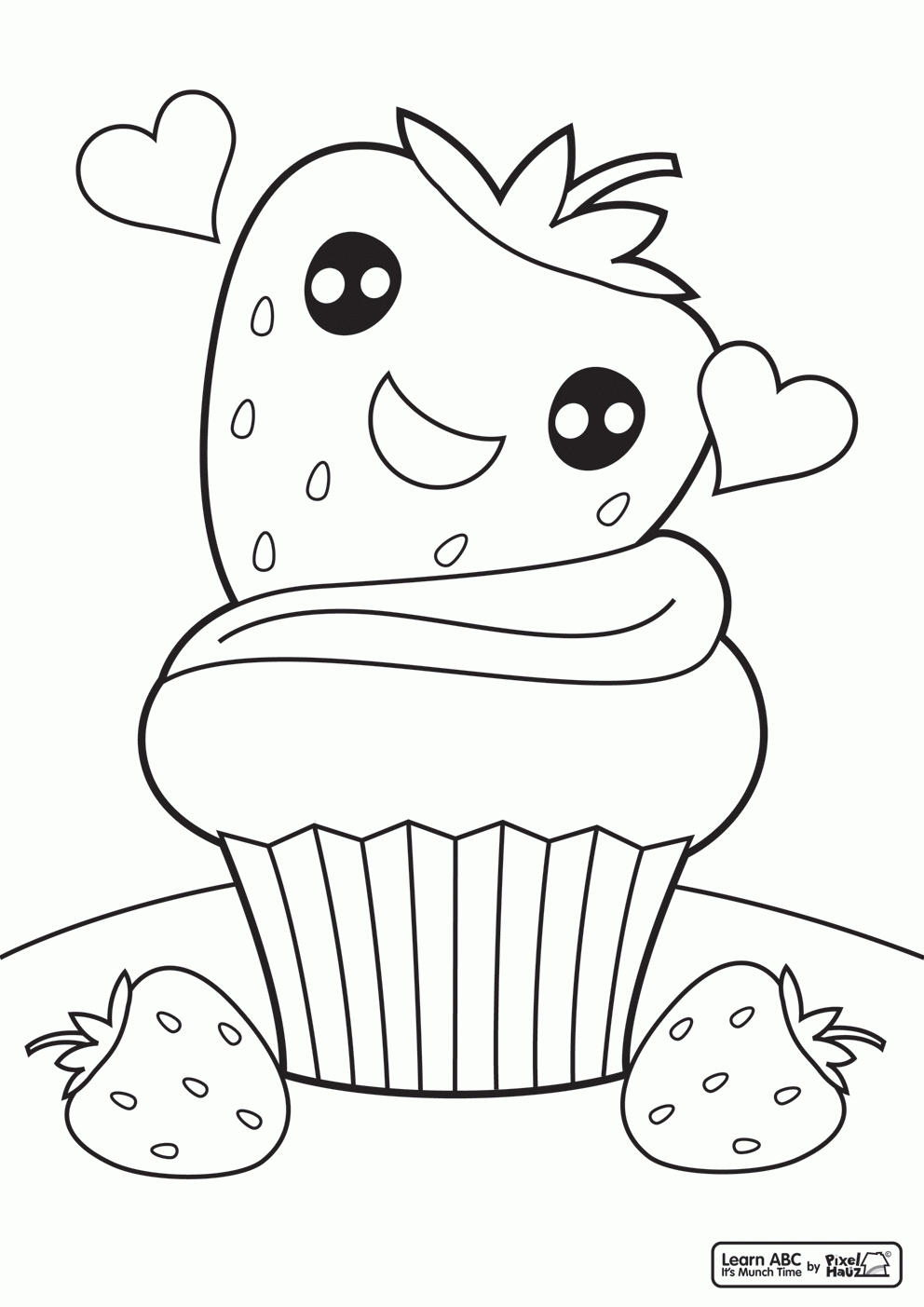 Best 68+ Funny Food Coloring Pages 13