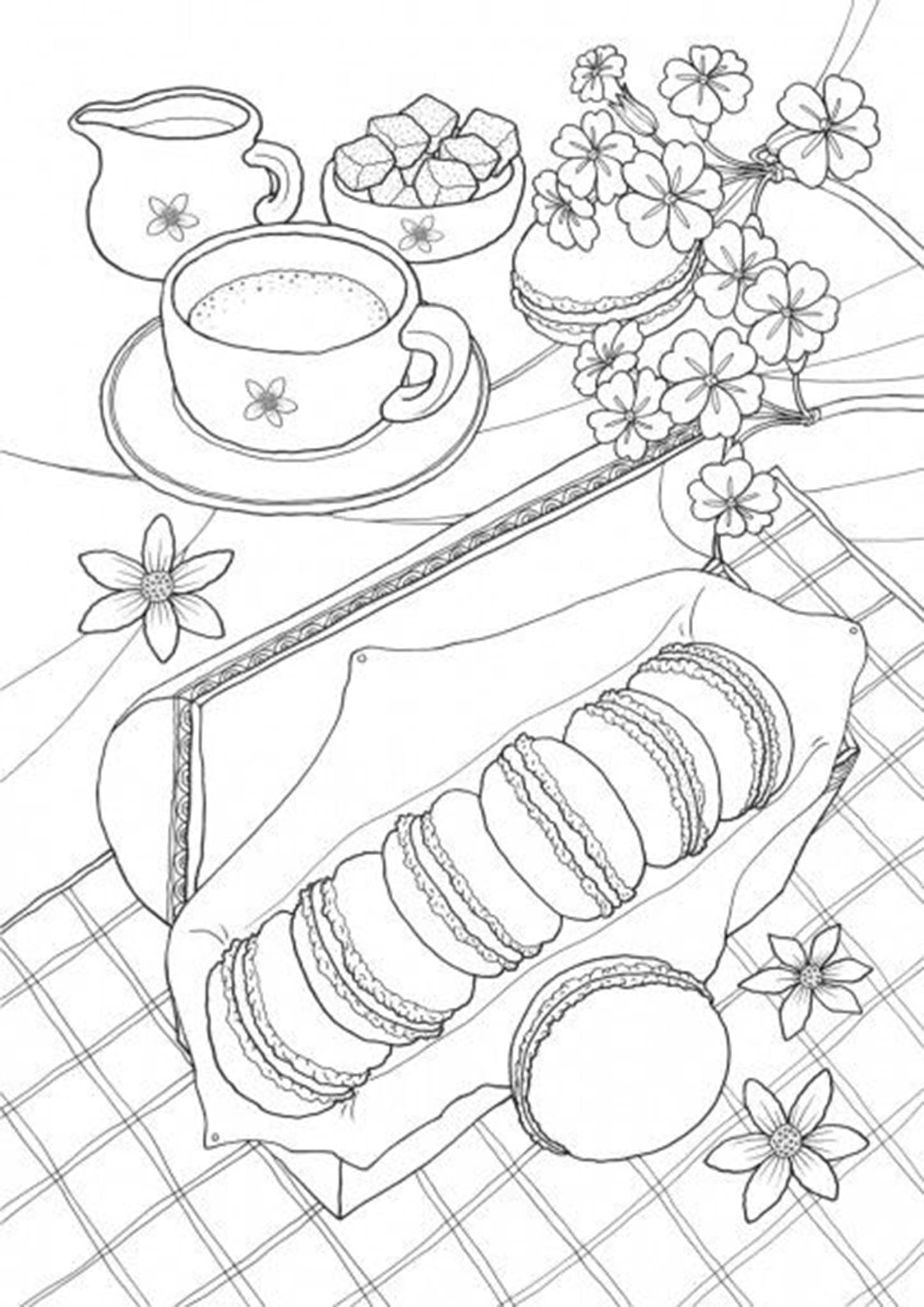 Best 68+ Funny Food Coloring Pages 19