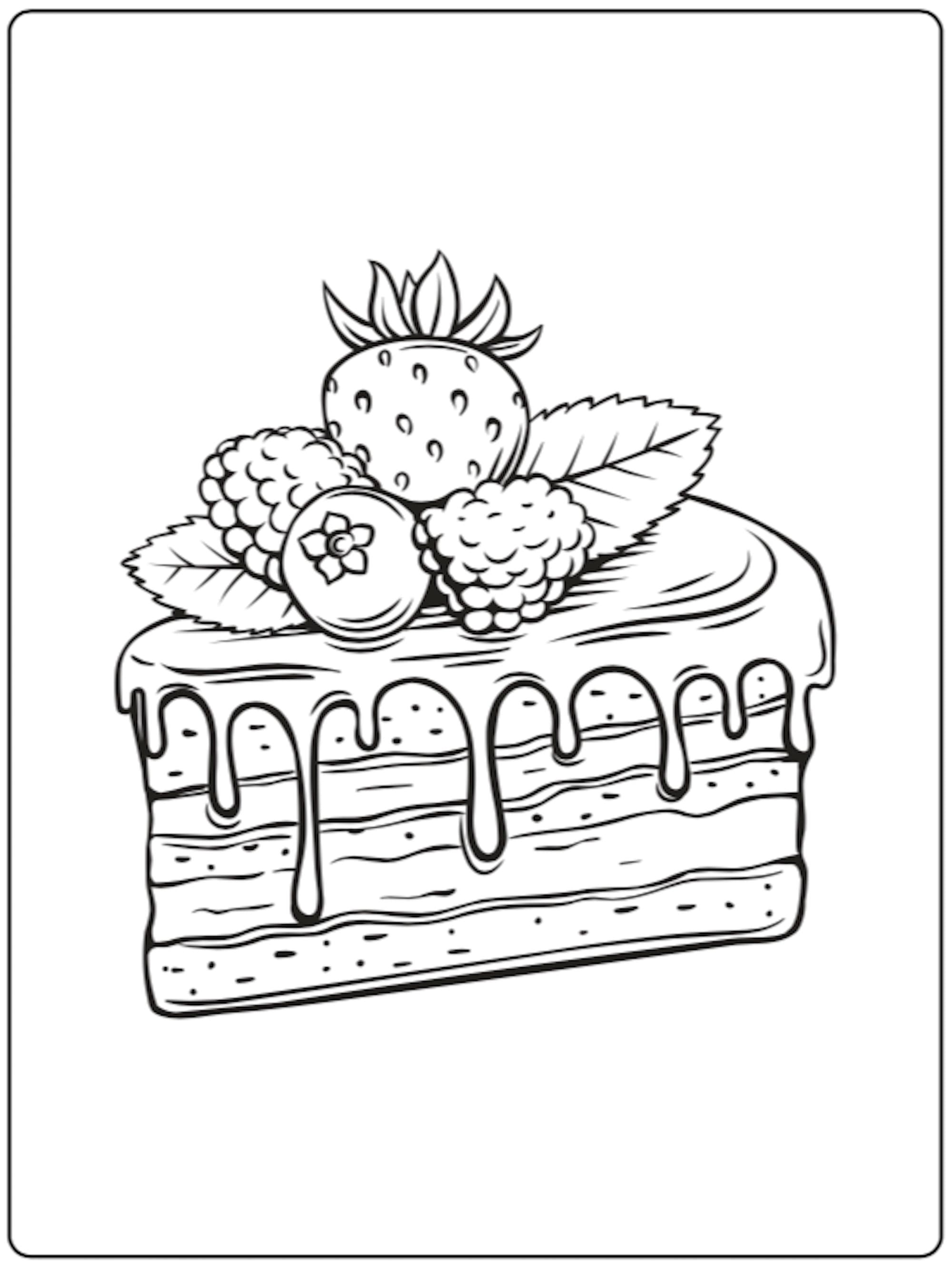 Best 68+ Funny Food Coloring Pages 2