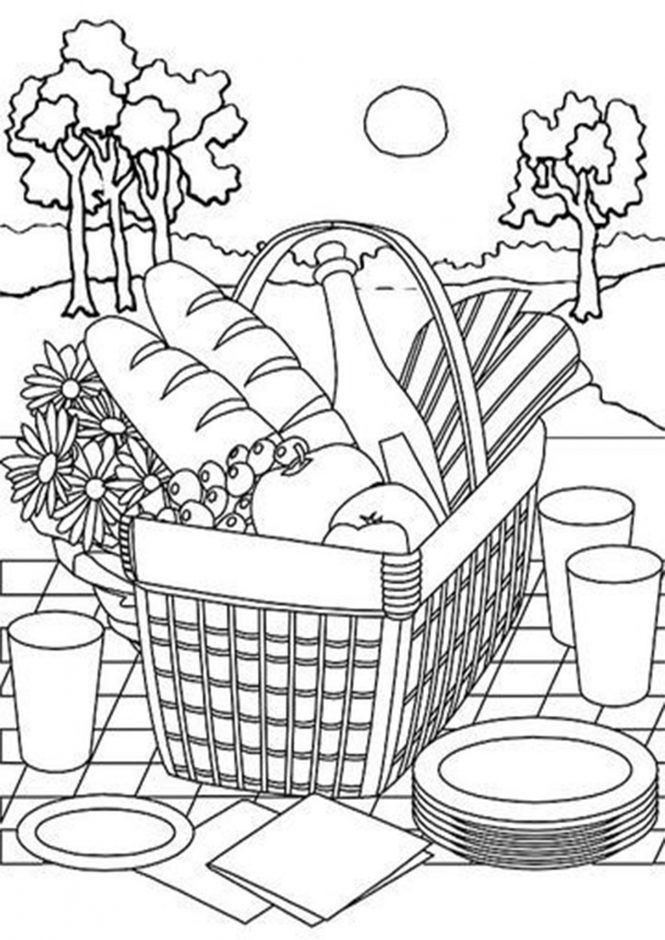 Best 68+ Funny Food Coloring Pages 4
