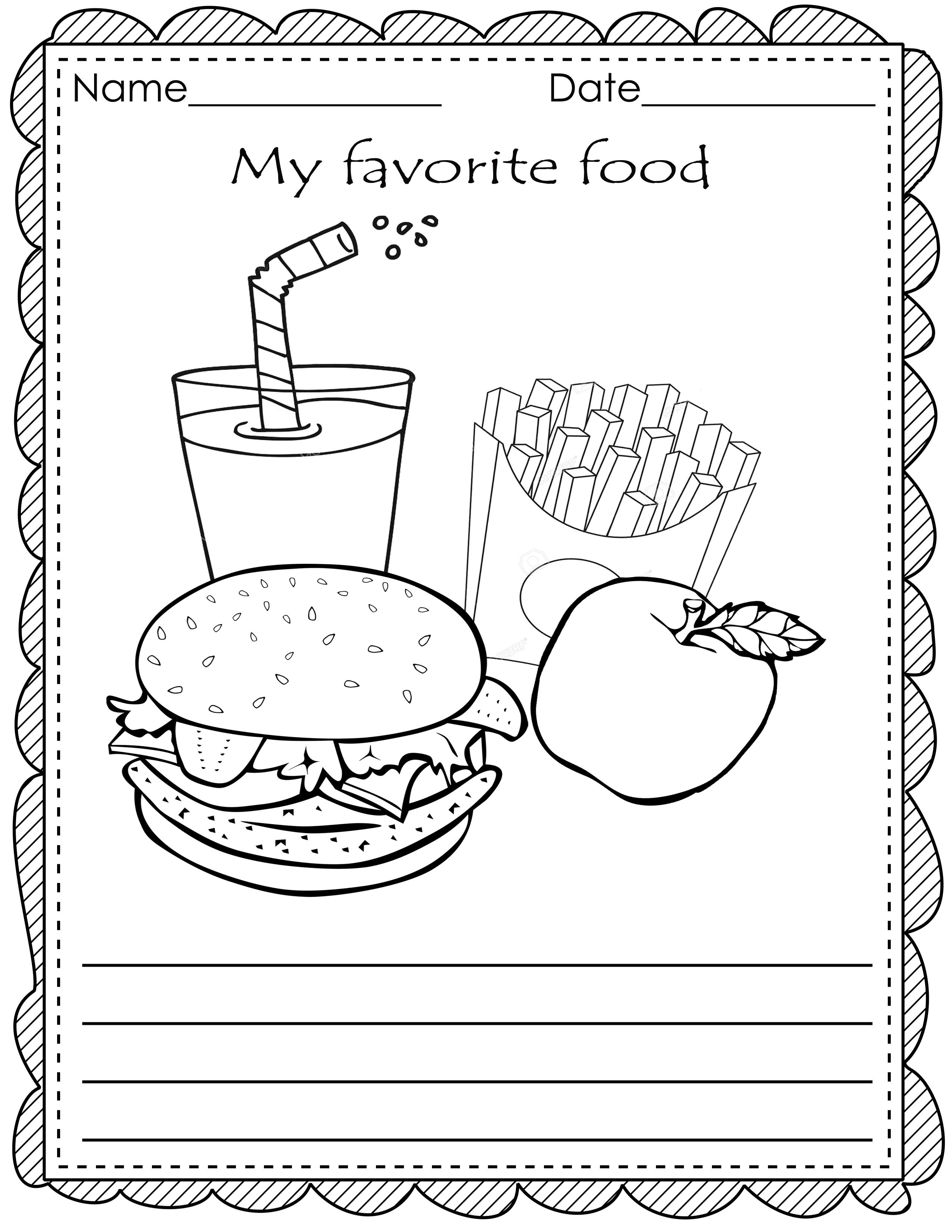 Best 68+ Funny Food Coloring Pages 52