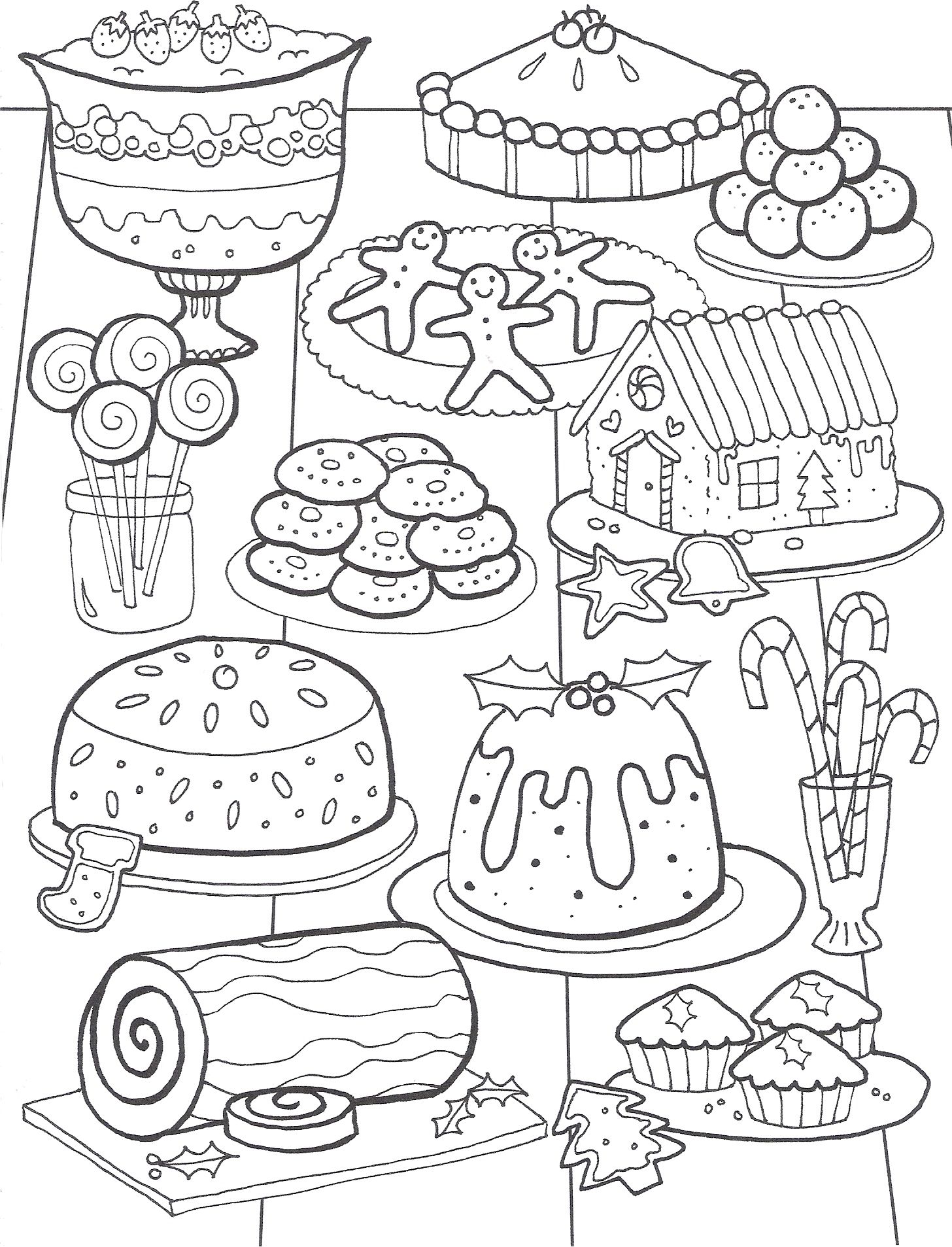 Best 68+ Funny Food Coloring Pages 68