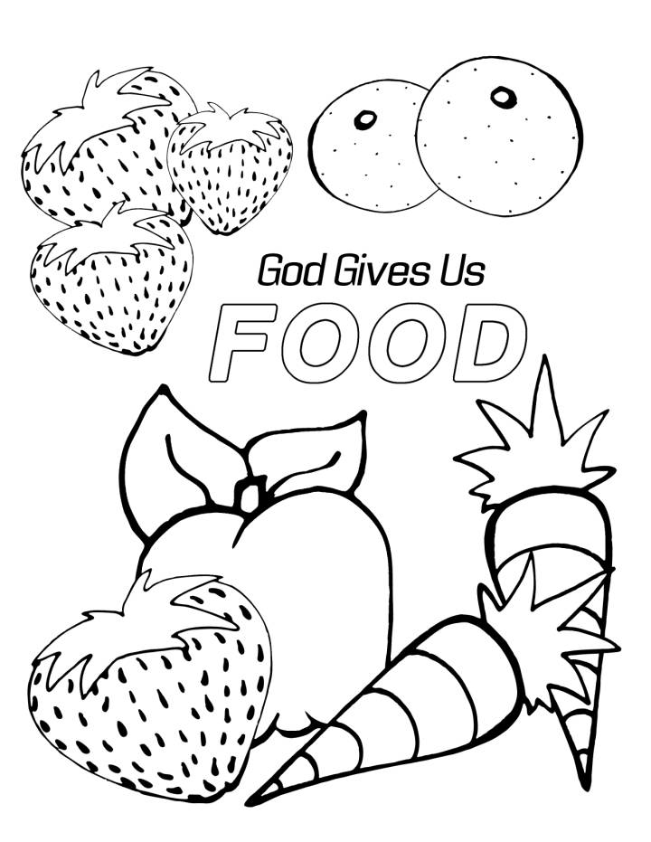 Best 68+ Funny Food Coloring Pages 74