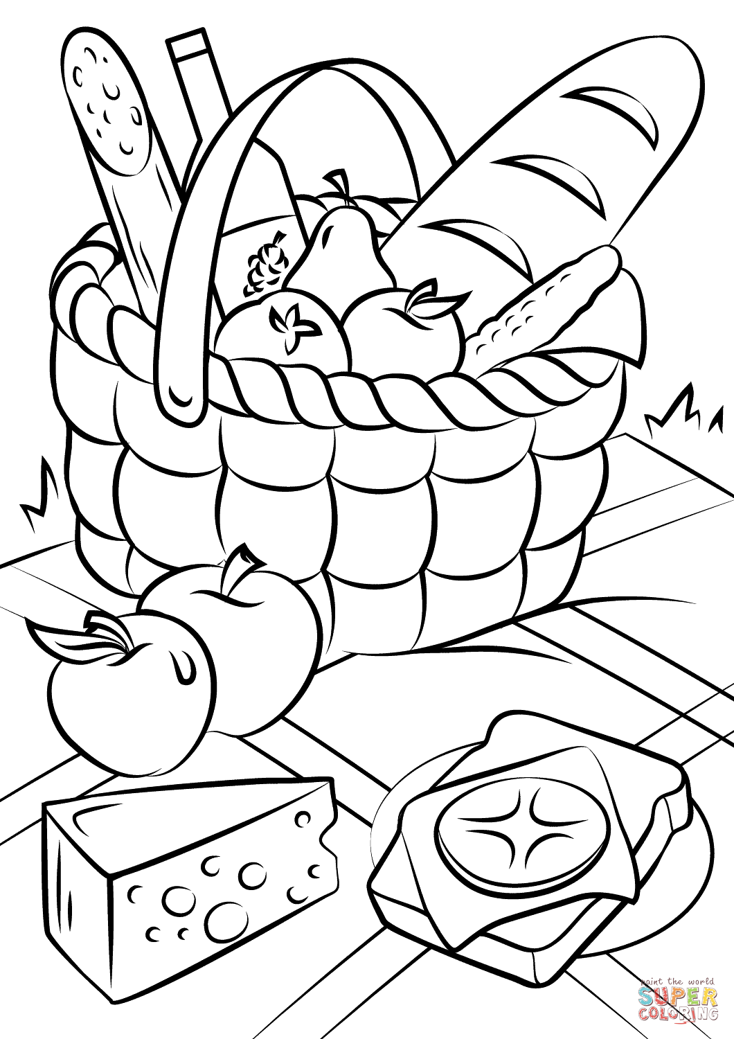 Best 68+ Funny Food Coloring Pages 76