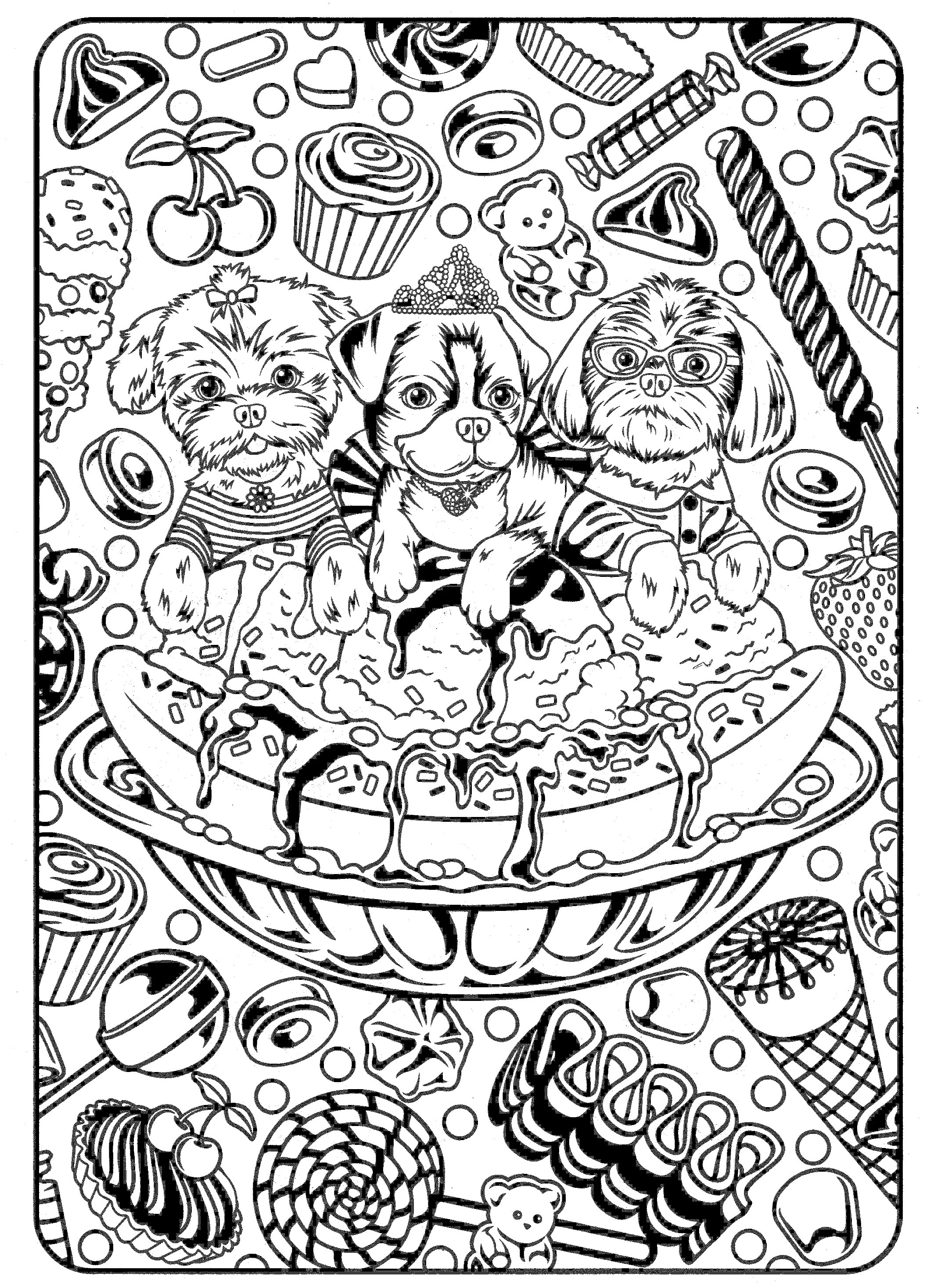 Best 68+ Funny Food Coloring Pages 77