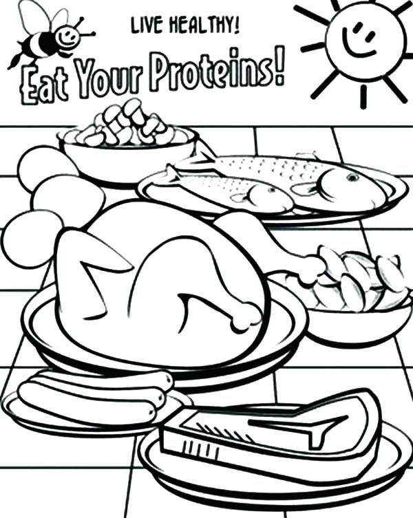 Best 68+ Funny Food Coloring Pages 85