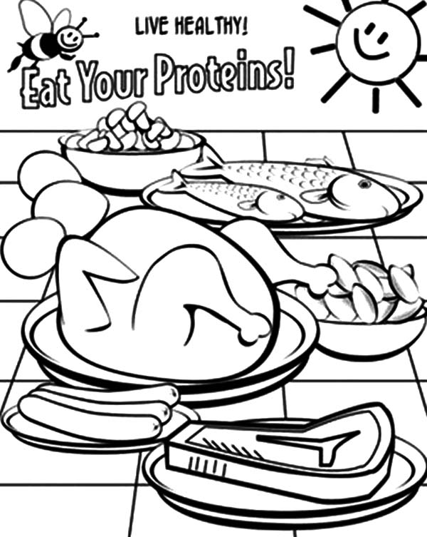 Best 68+ Funny Food Coloring Pages 92
