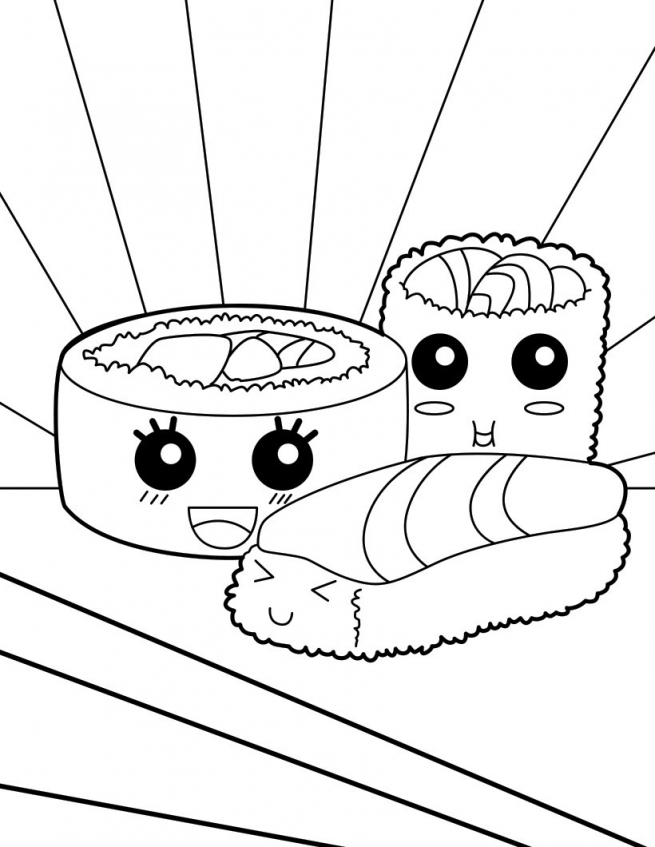 Best 68+ Funny Food Coloring Pages 98