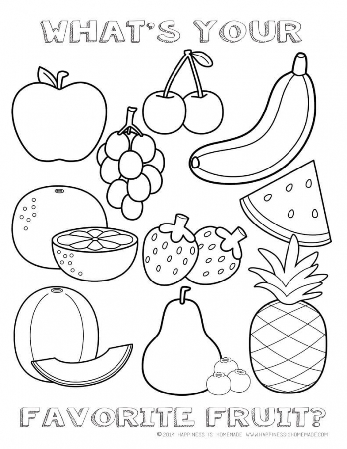 Best 68+ Funny Food Coloring Pages 99