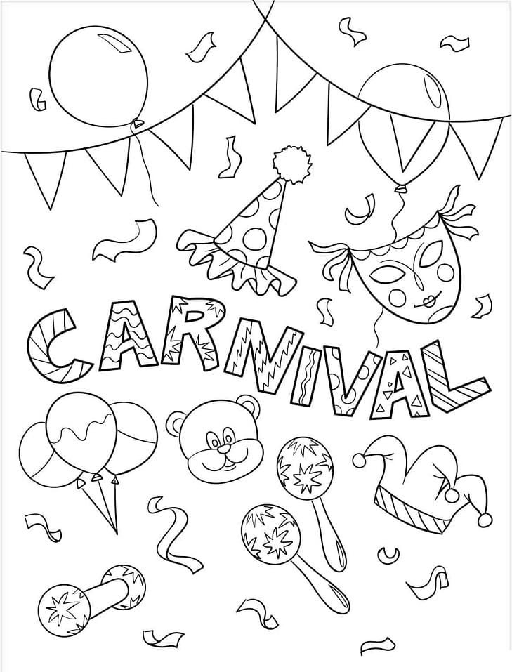 Carnival Food Coloring Pages 21