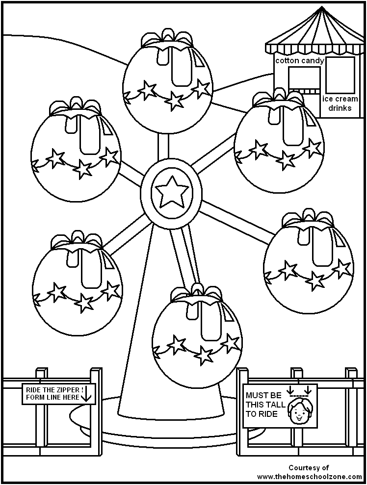 Carnival Food Coloring Pages 27