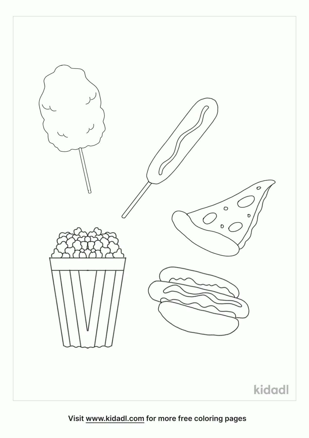 Carnival Food Coloring Pages 28