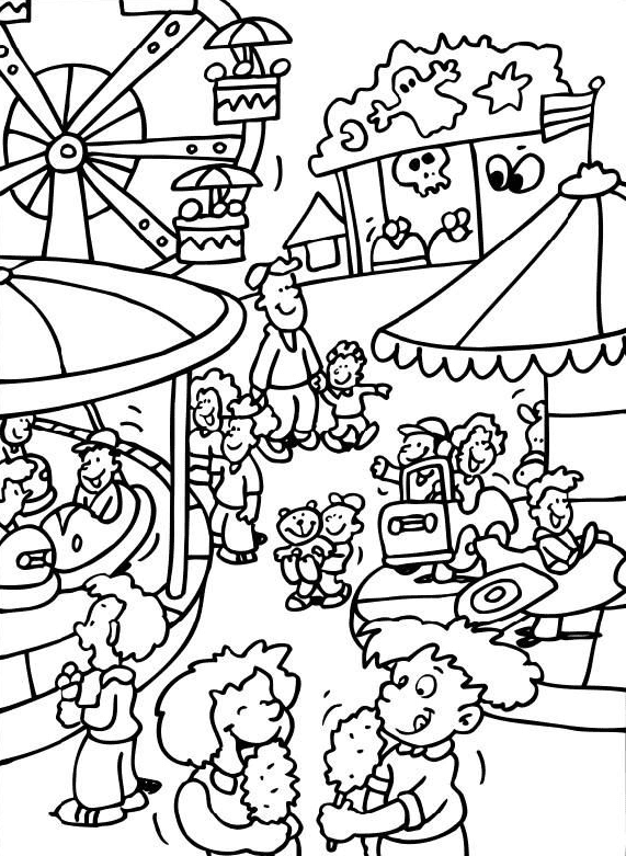 Carnival Food Coloring Pages 30