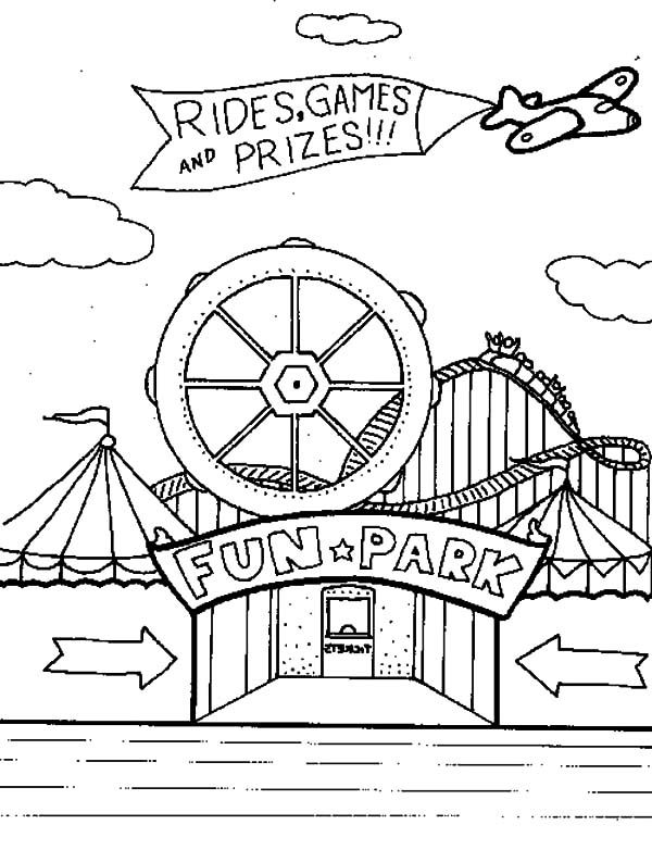 Carnival Food Coloring Pages 4