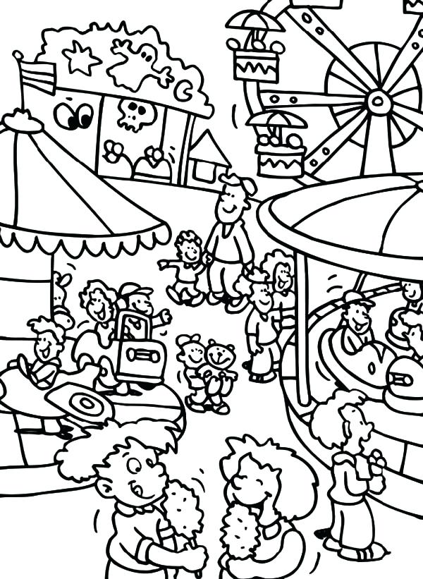 Carnival Food Coloring Pages 59
