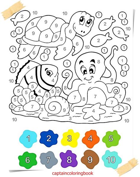 Coloring Books By Number 6