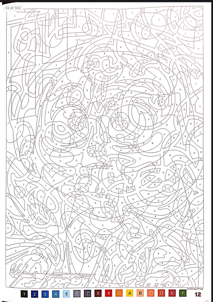 Disney Mystery Colouring Book 1