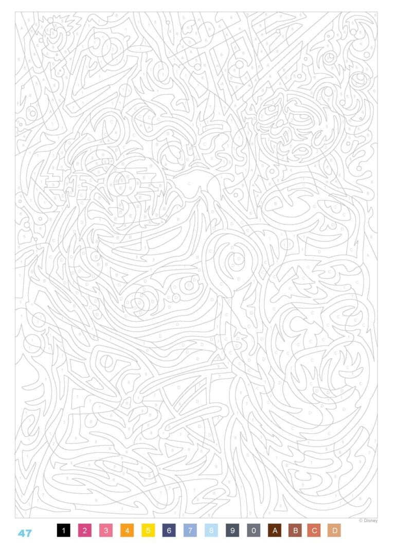 Disney Mystery Colouring Book 34