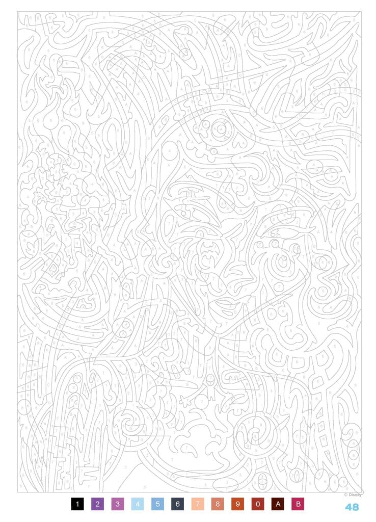 Disney Mystery Colouring Book 47