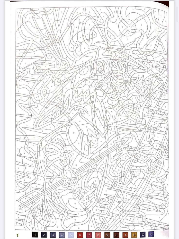 Disney Mystery Colouring Book 48