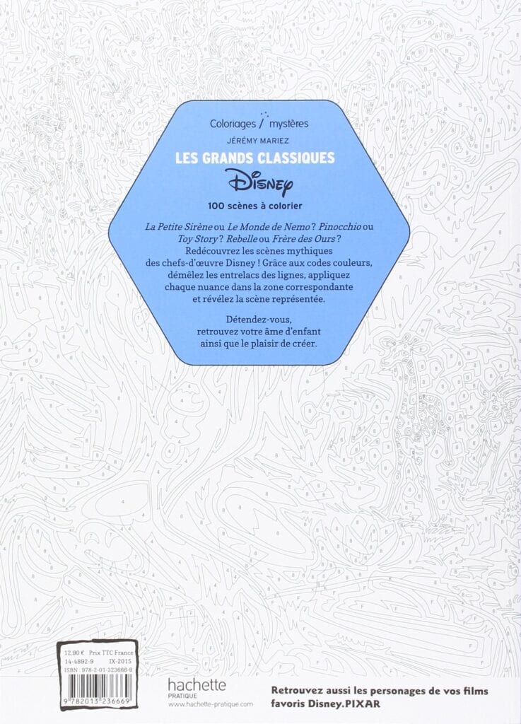 Disney Mystery Colouring Book 60