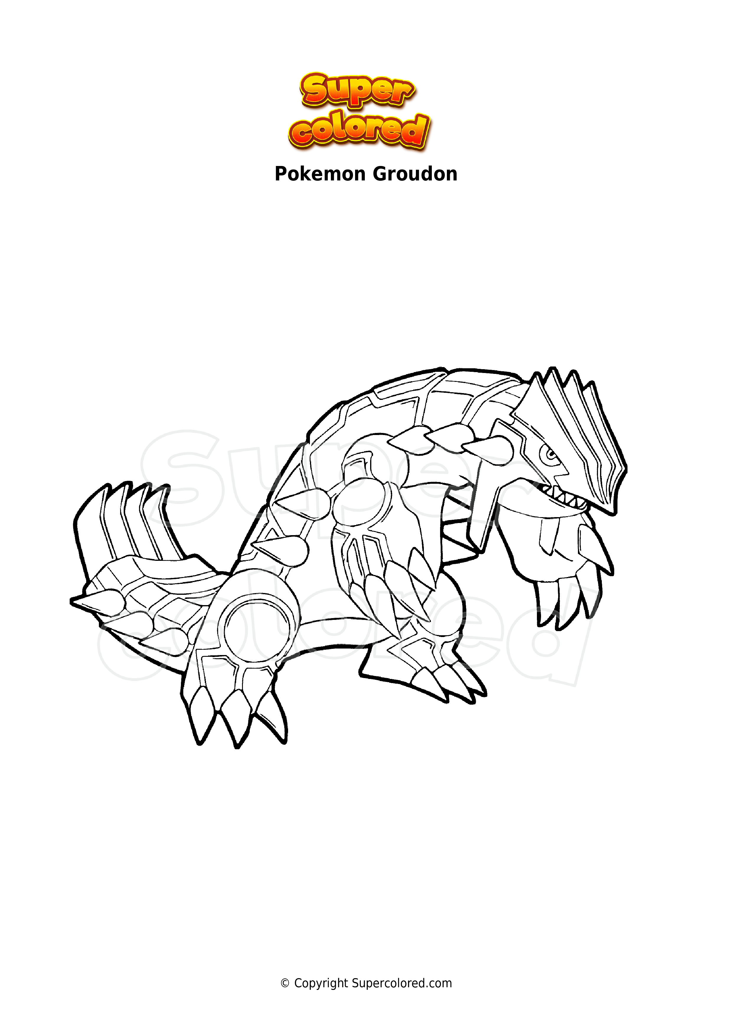 Gigantamax Pokemon Coloring Pages 100