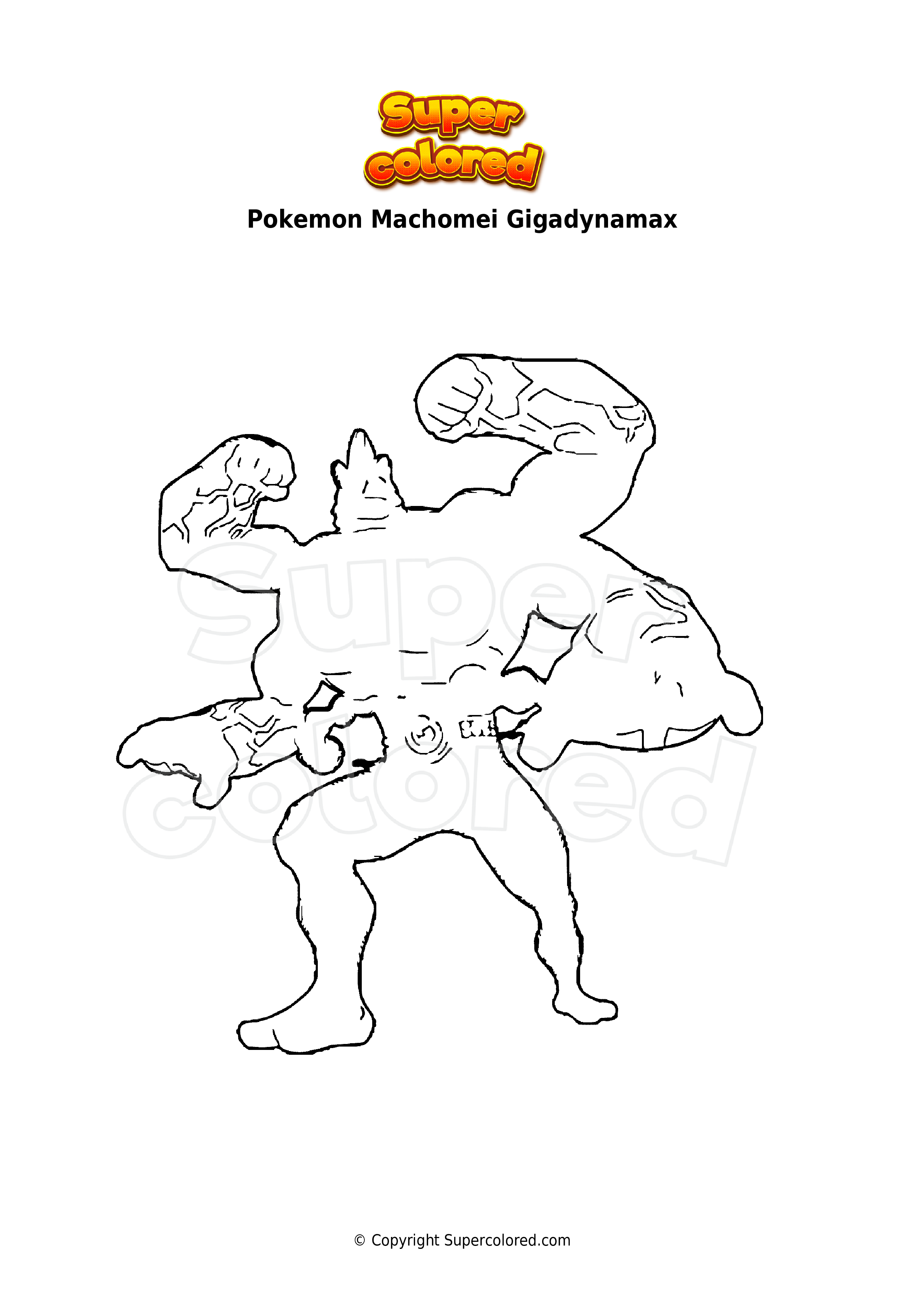 Gigantamax Pokemon Coloring Pages 106