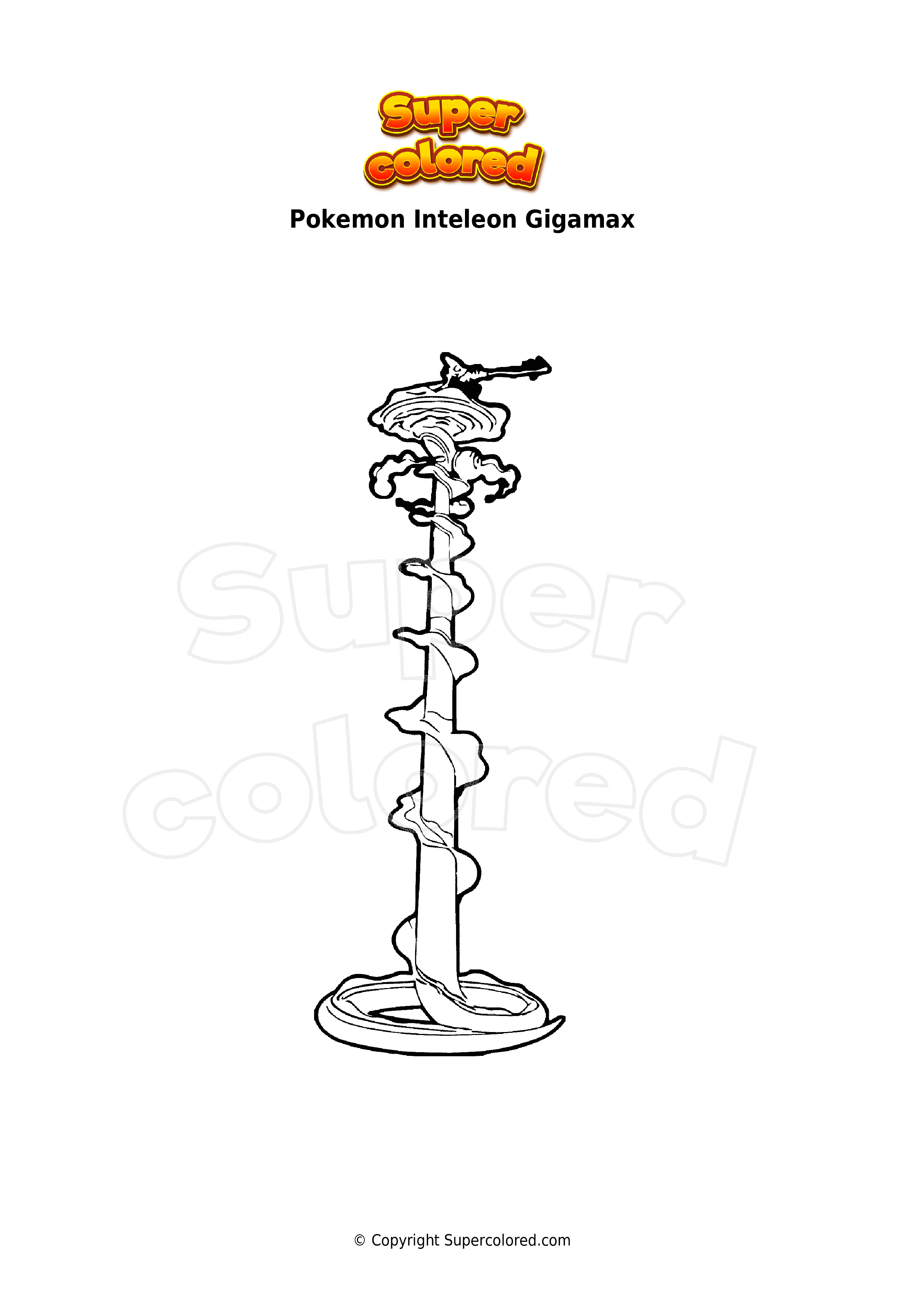 Gigantamax Pokemon Coloring Pages 16
