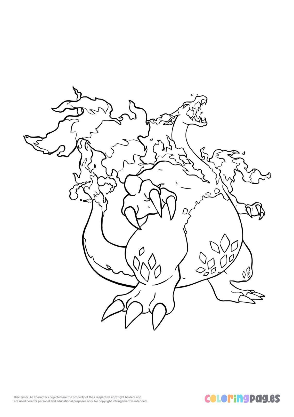 Gigantamax Pokemon Coloring Pages 44