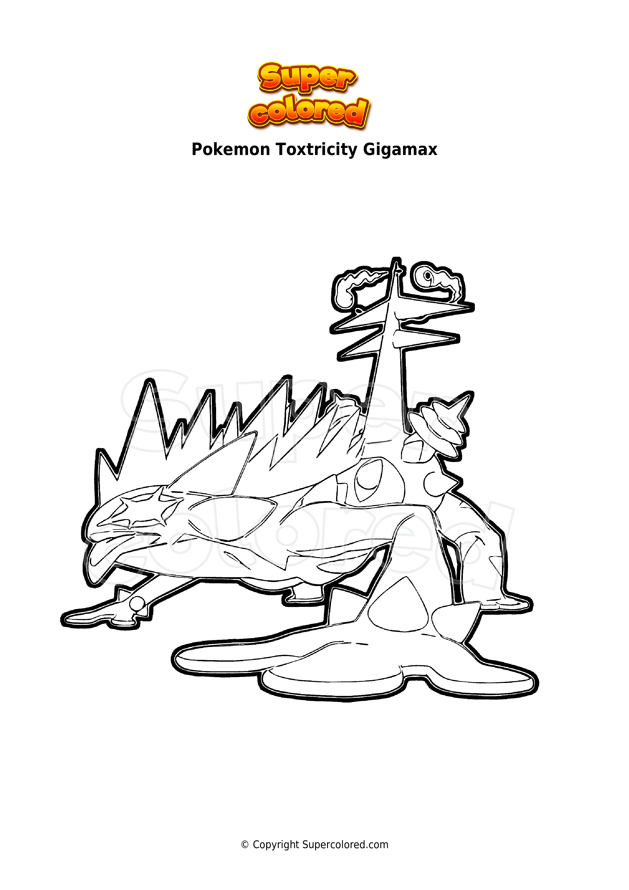 Gigantamax Pokemon Coloring Pages 56