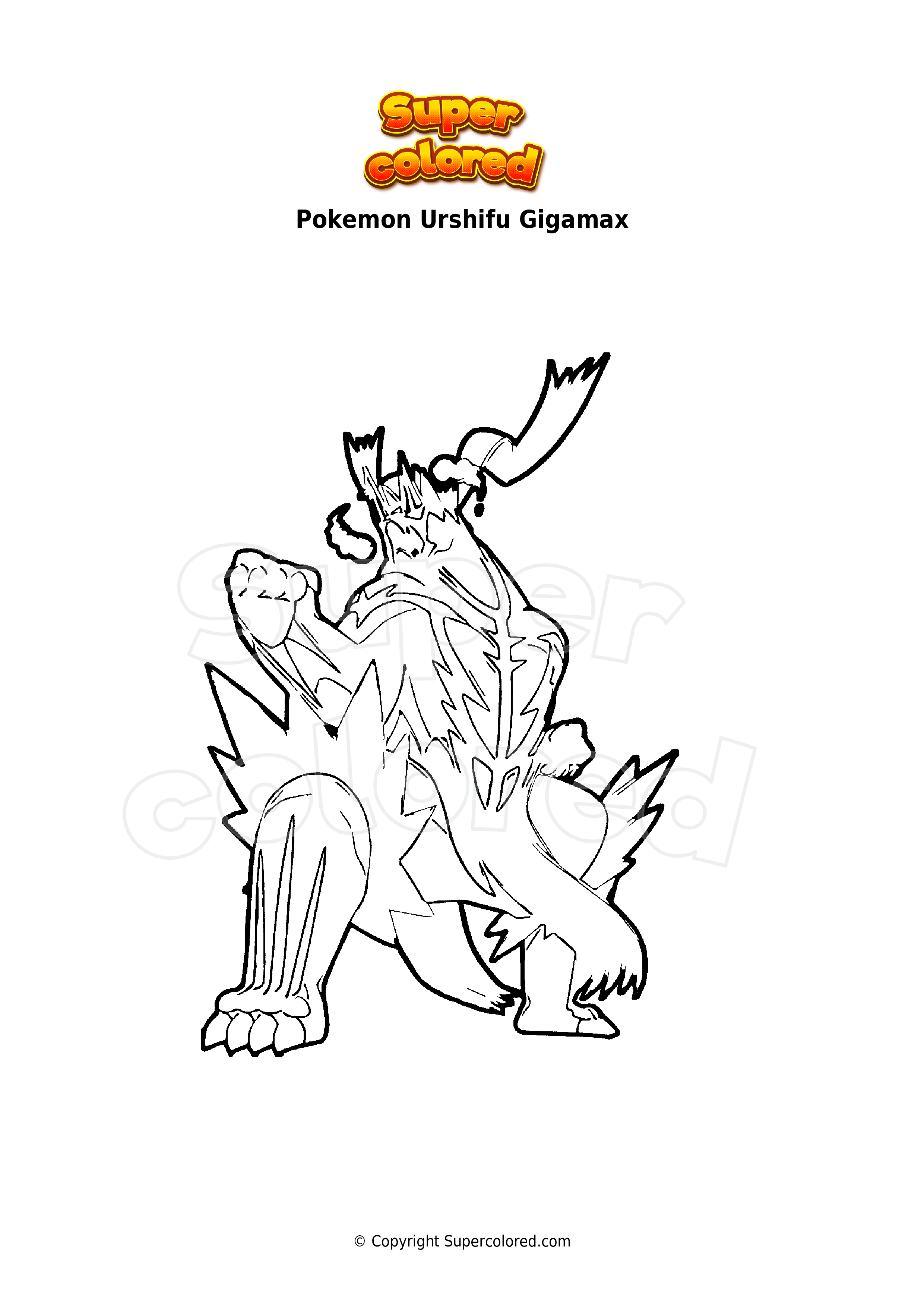 Gigantamax Pokemon Coloring Pages 90