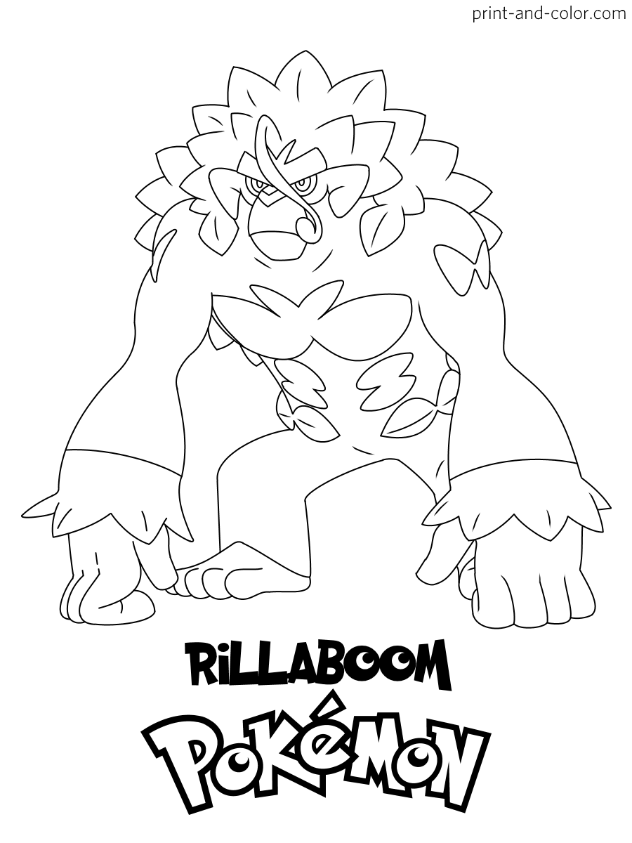 Gigantamax Pokemon Coloring Pages 93
