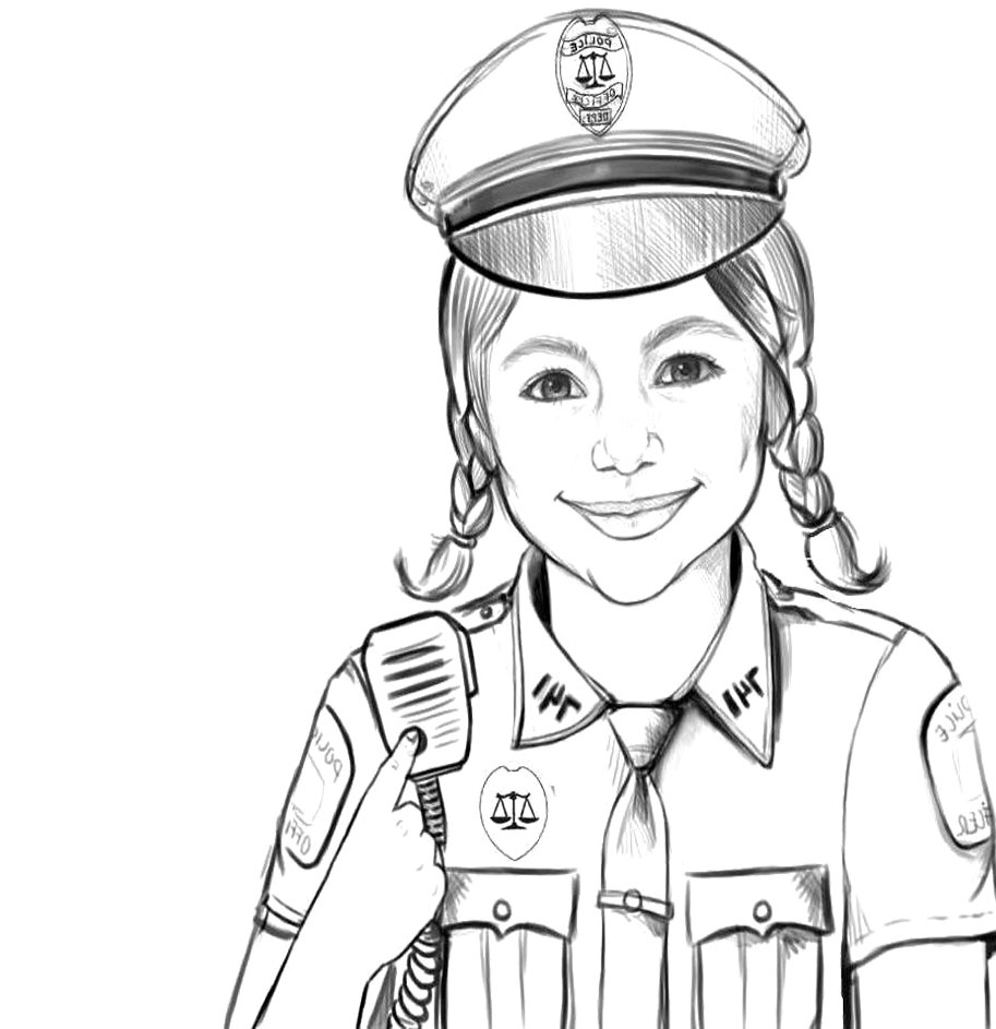 Good 60+ Police Coloring Book Pages 17