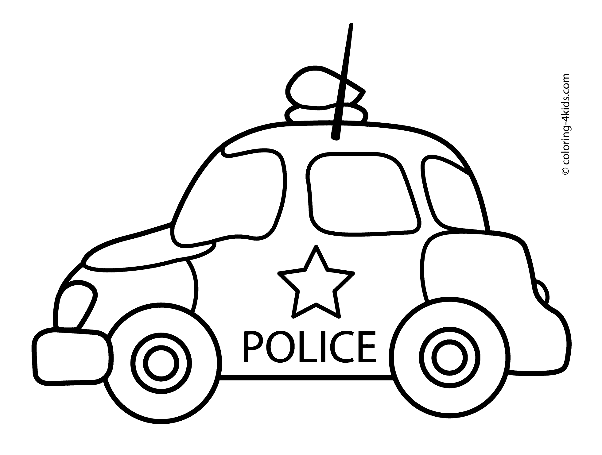 Good 60+ Police Coloring Book Pages 21