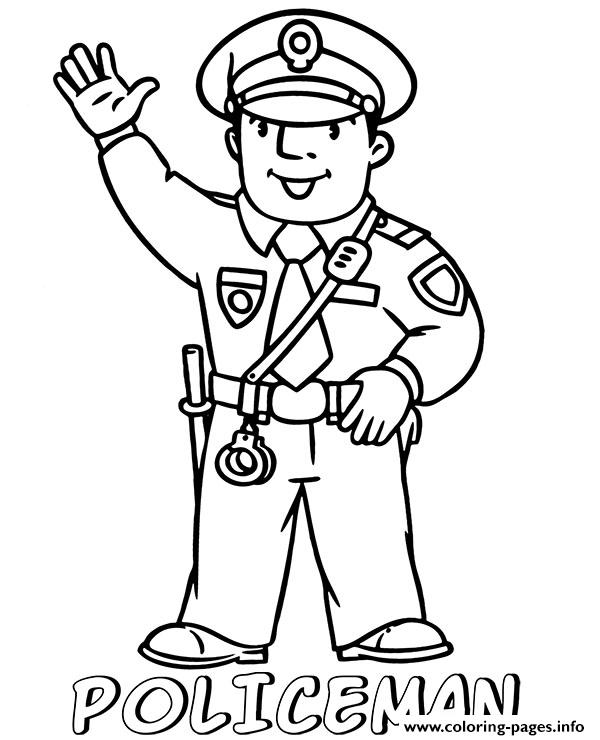 Good 60+ Police Coloring Book Pages 28