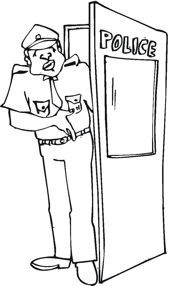 Good 60+ Police Coloring Book Pages 30
