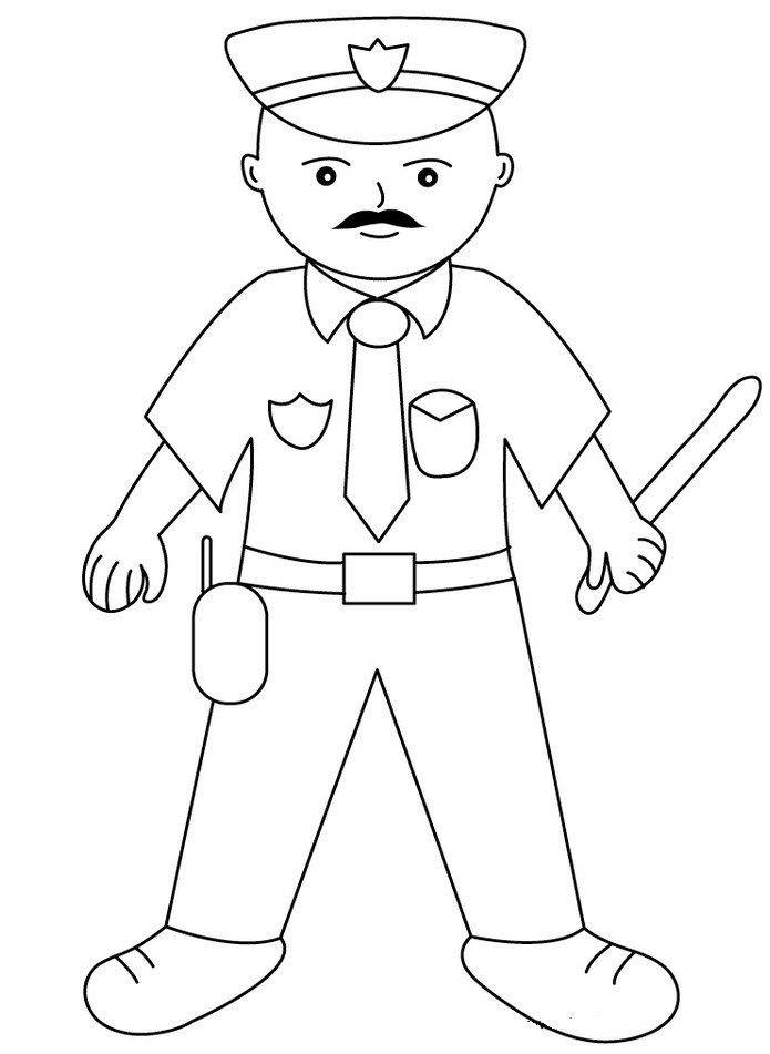 Good 60+ Police Coloring Book Pages 31
