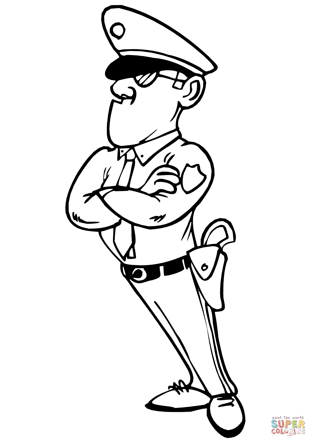 Good 60+ Police Coloring Book Pages 36