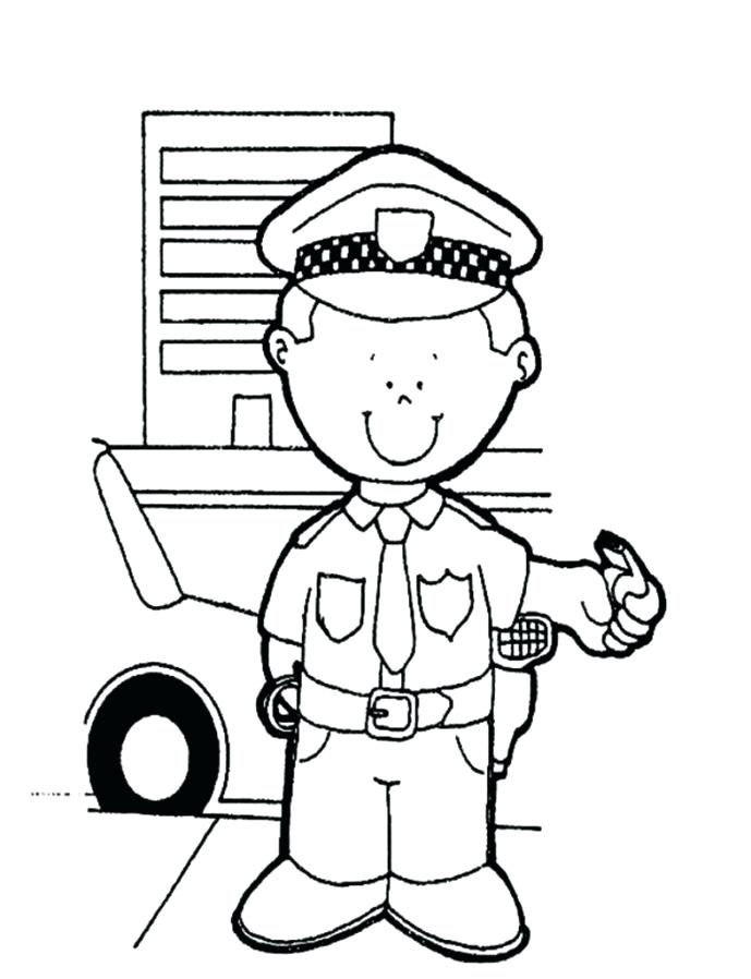 Good 60+ Police Coloring Book Pages 40