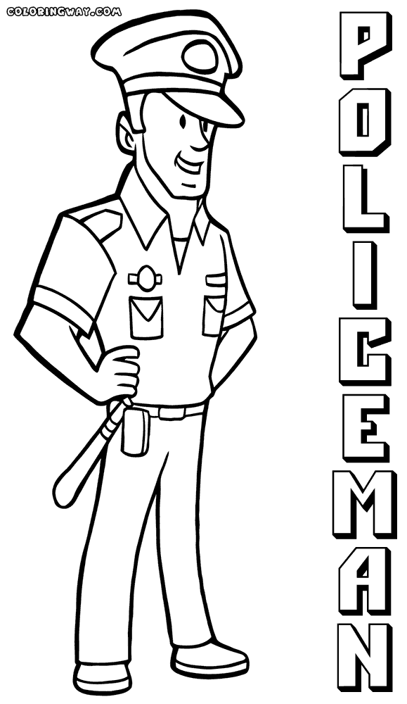 Good 60+ Police Coloring Book Pages 41
