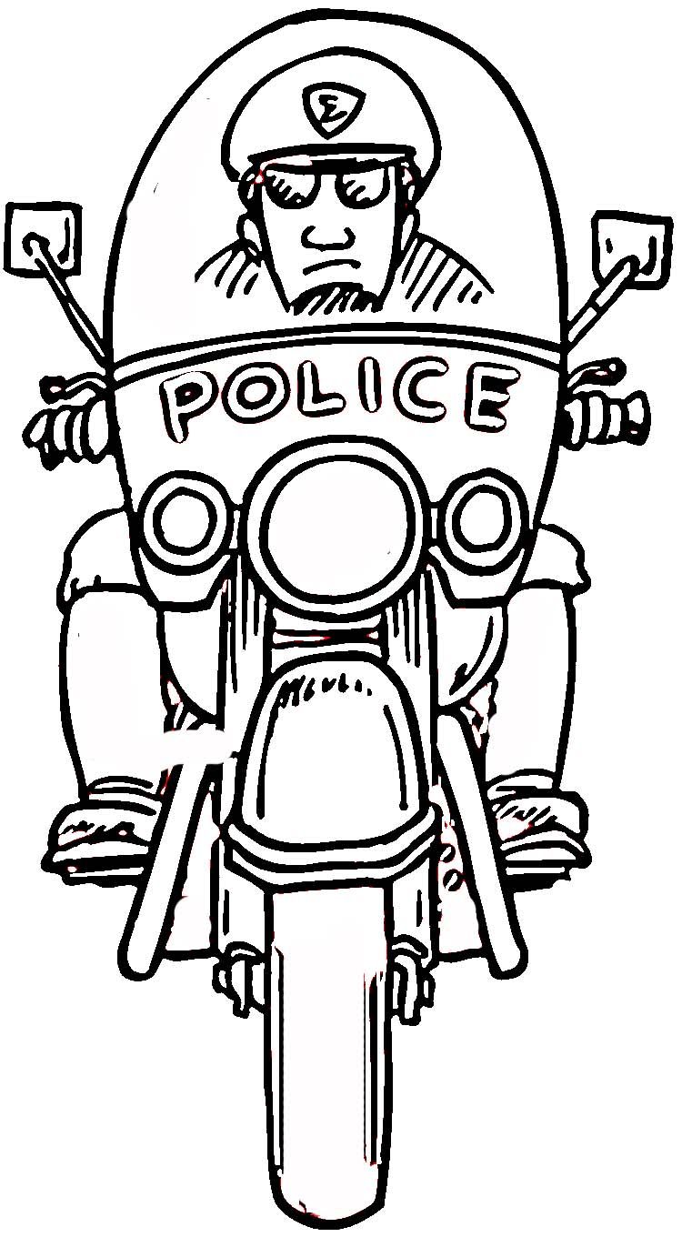 Good 60+ Police Coloring Book Pages 45