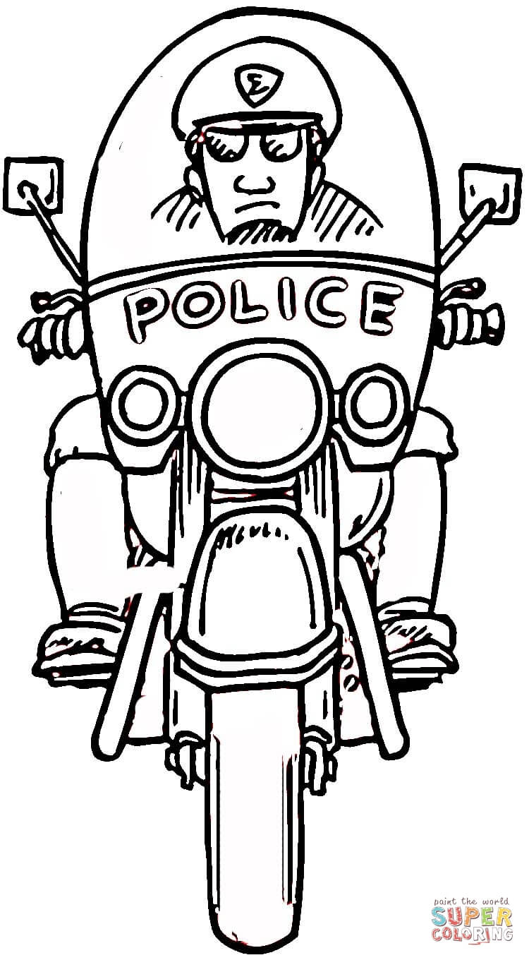 Good 60+ Police Coloring Book Pages 47