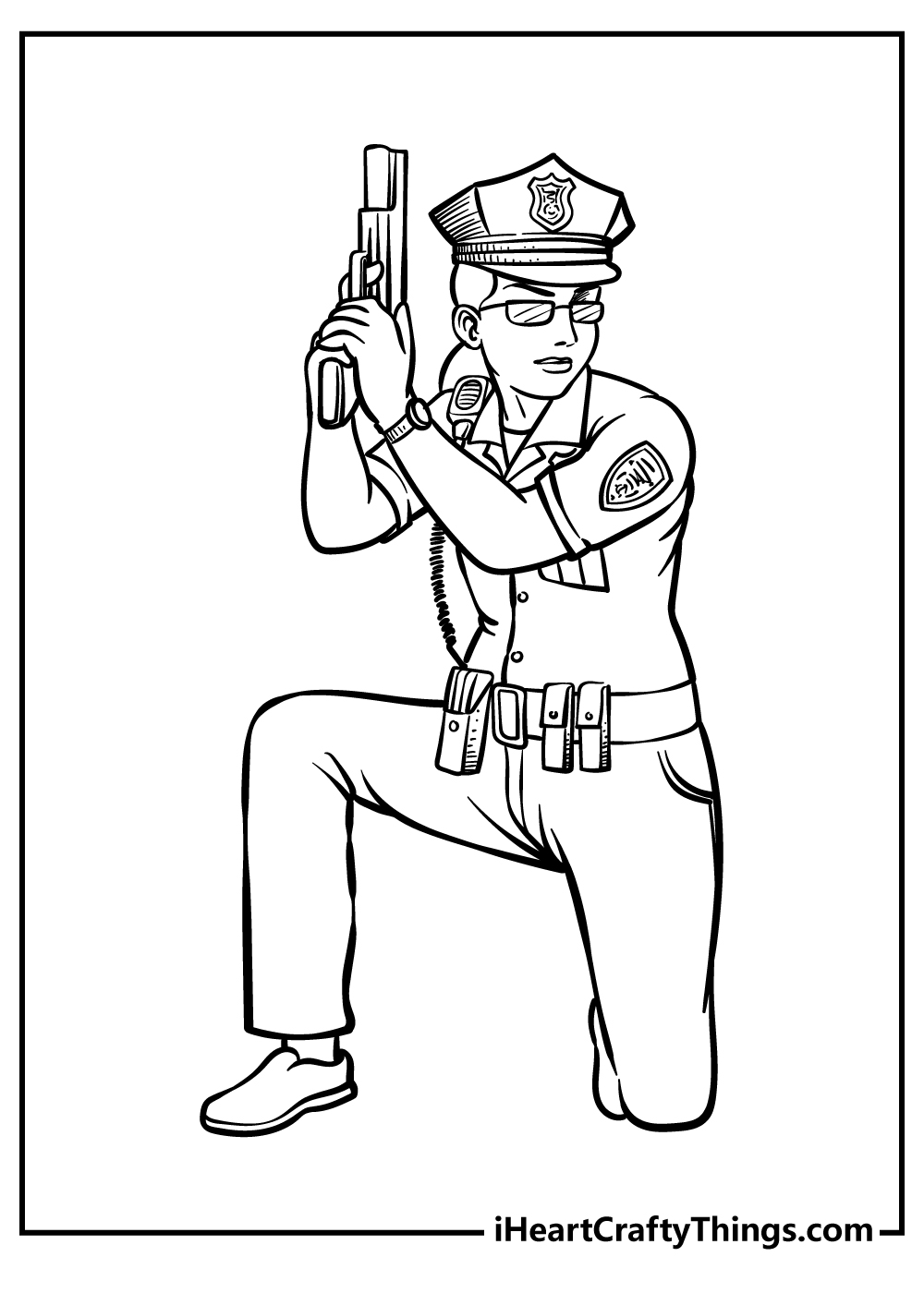 Good 60+ Police Coloring Book Pages 50
