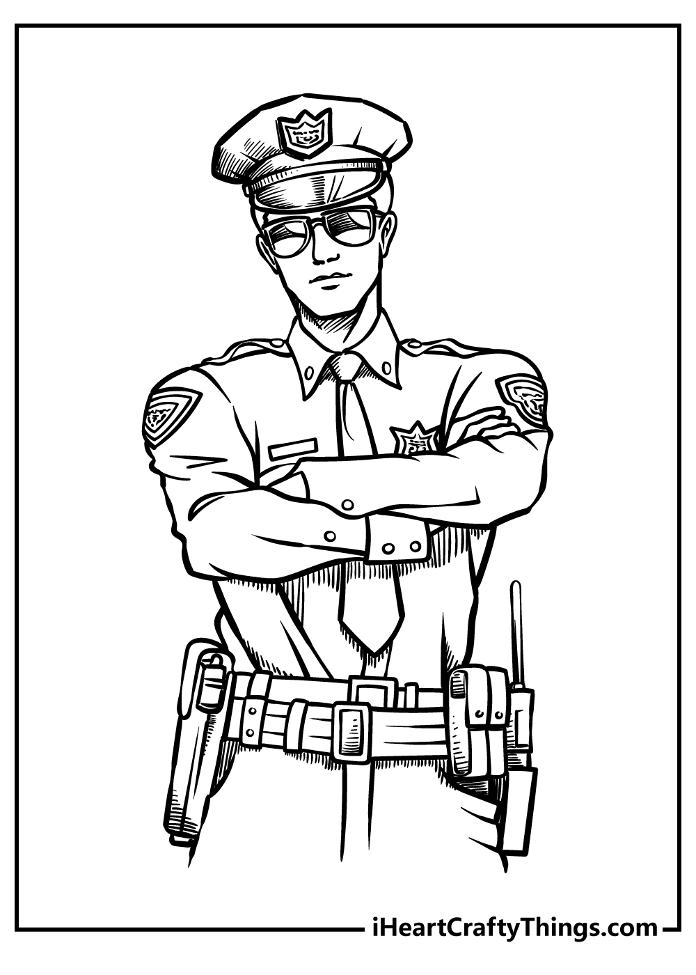 Good 60+ Police Coloring Book Pages 52