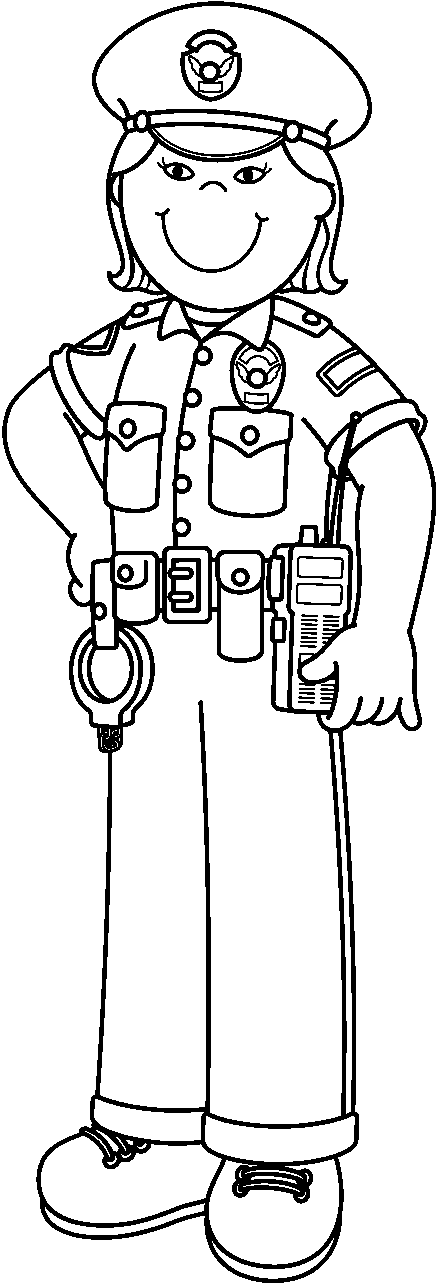 Good 60+ Police Coloring Book Pages 54