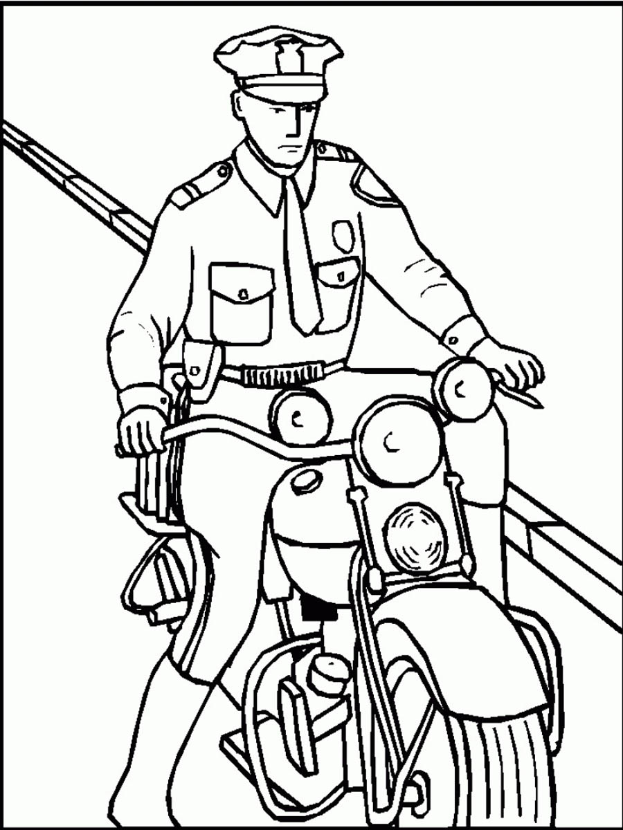 Good 60+ Police Coloring Book Pages 57