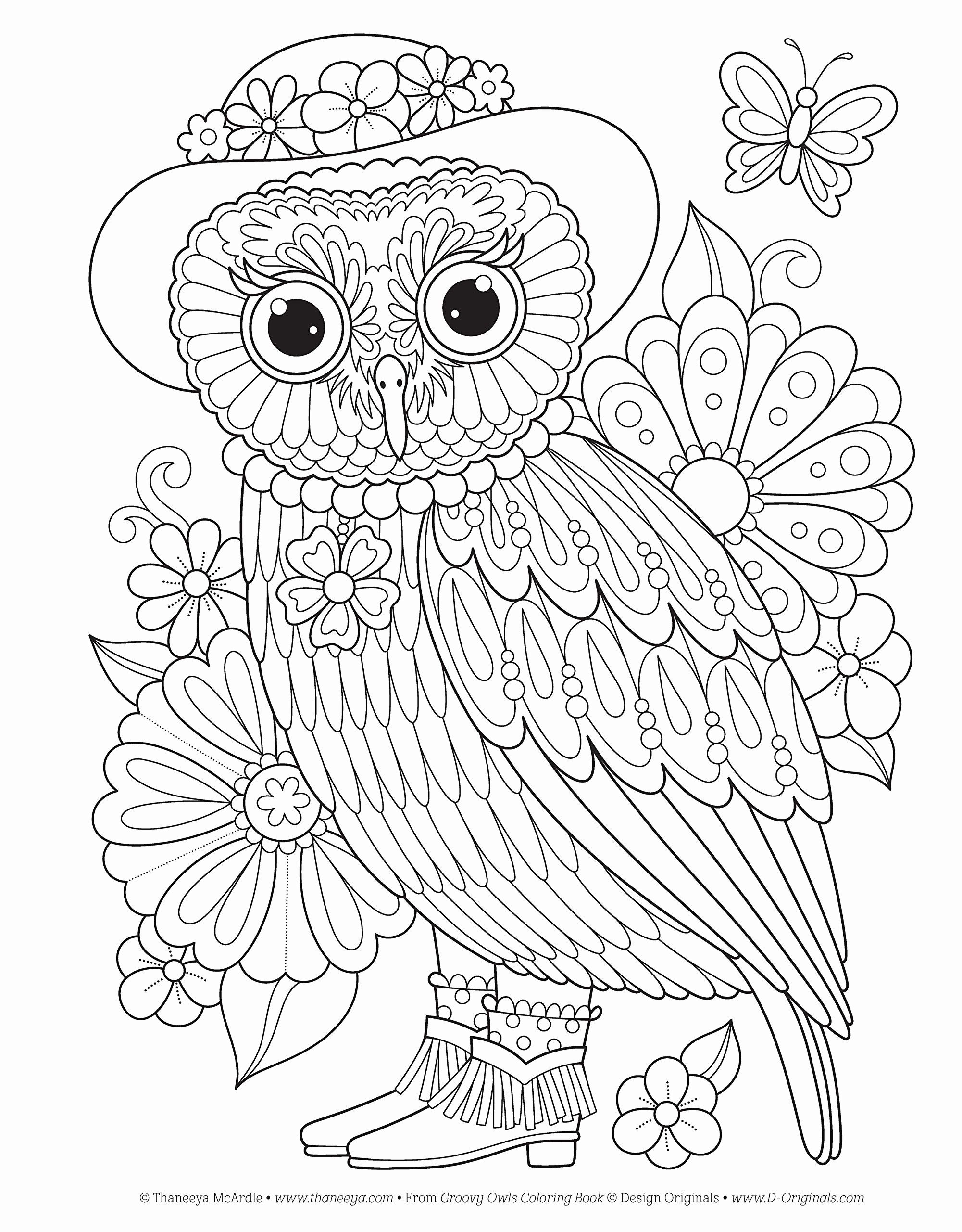 Nocturnal Animals Coloring Page 112