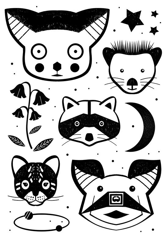 Nocturnal Animals Coloring Page 128